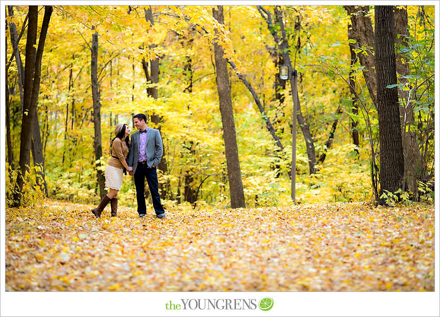 Minneapolis portrait session, fall portrait session, Frech Park portrait session, yellow leaves portrait session, changing leaves portrait session, white coat portrait session, The Youngrens Two-Day Workshop, The Youngrens Shooting Workshop, The Youngrens photographer education