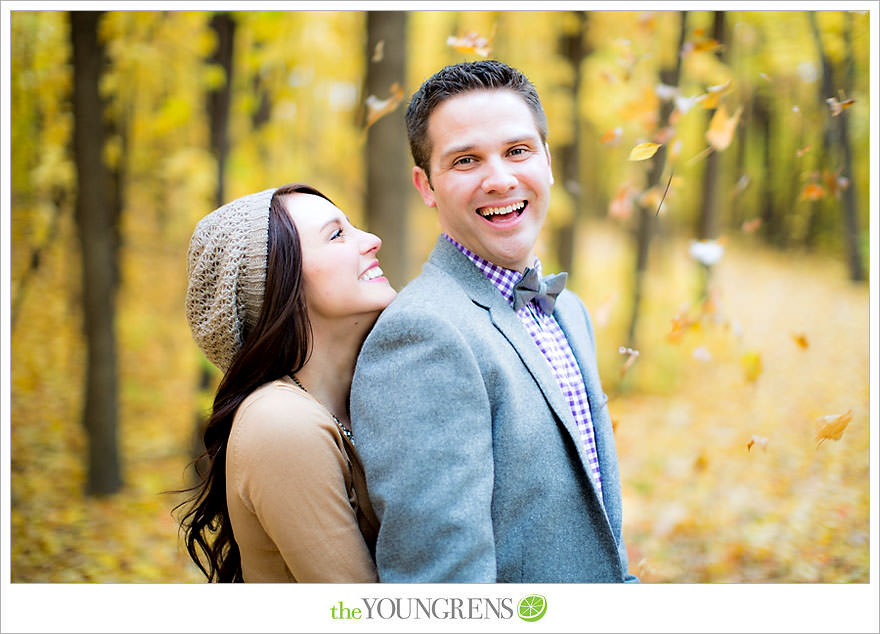 Minneapolis portrait session, fall portrait session, Frech Park portrait session, yellow leaves portrait session, changing leaves portrait session, white coat portrait session, The Youngrens Two-Day Workshop, The Youngrens Shooting Workshop, The Youngrens photographer education