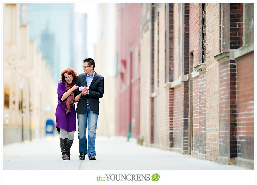 Chicago portrait session, urban portrait session, city portrait session, fall portrait session, purple portrait session, Fulton Market portrait session