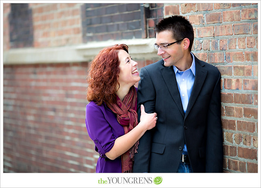 Chicago portrait session, urban portrait session, city portrait session, fall portrait session, purple portrait session, Fulton Market portrait session