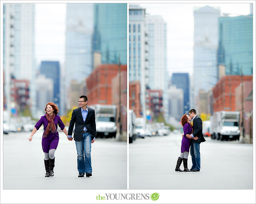 Chicago portrait session, urban portrait session, city portrait session, fall portrait session, purple portrait session, Fulton Market portrait session