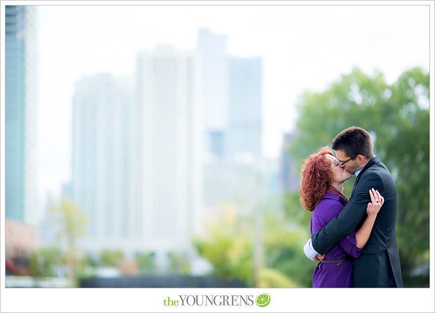 Chicago portrait session, urban portrait session, city portrait session, fall portrait session, purple portrait session, Fulton Market portrait session