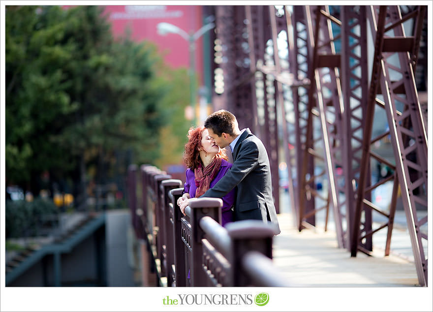 Chicago portrait session, urban portrait session, city portrait session, fall portrait session, purple portrait session, Fulton Market portrait session