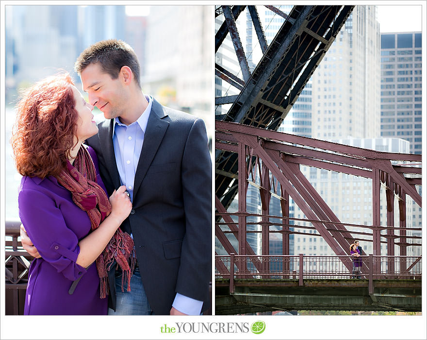 Chicago portrait session, urban portrait session, city portrait session, fall portrait session, purple portrait session, Fulton Market portrait session