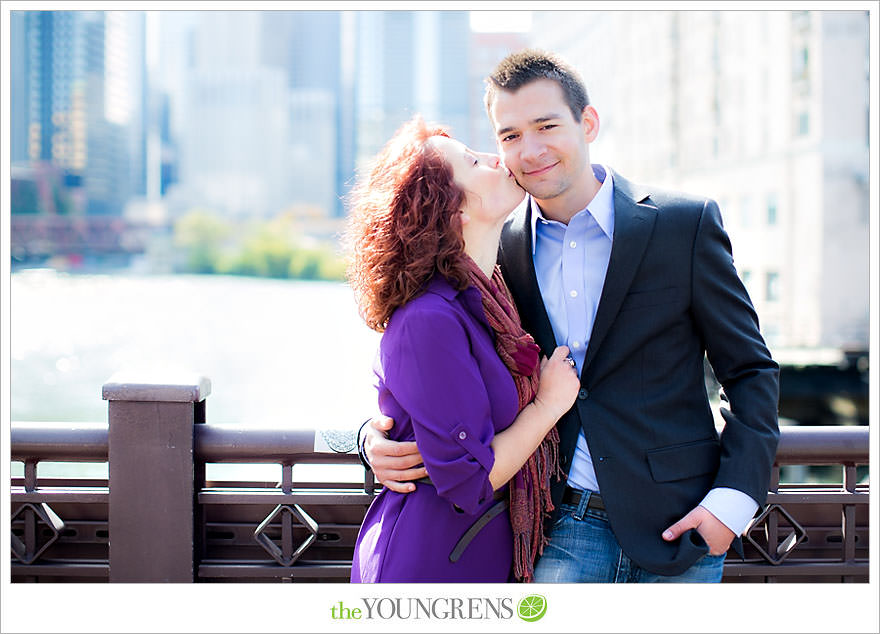 Chicago portrait session, urban portrait session, city portrait session, fall portrait session, purple portrait session, Fulton Market portrait session