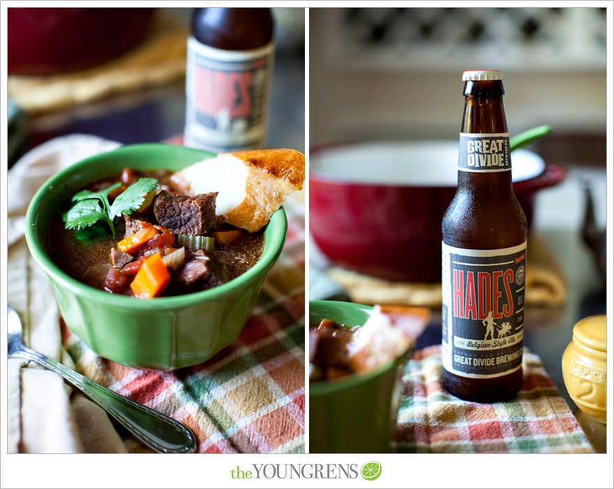 Jamie Oliver recipe, Beef and Ale Stew, stew with Guinness, Guinness recipe, dutch oven stew recipe, winter stew, Le Creuset recipe, beef stew recipe