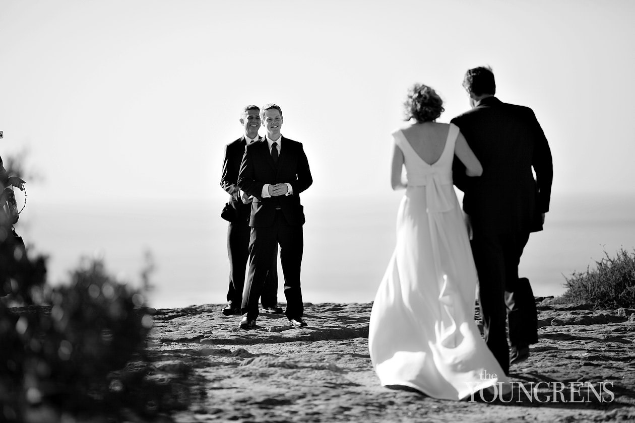 Grand Del Mar wedding, Del Mar wedding, Cabrillo wedding ceremony, Point Loma wedding, cliff ceremony, beach ceremony, seaside ceremony, San Diego wedding ceremony, Cabrillo Lighthouse wedding, small wedding ceremony