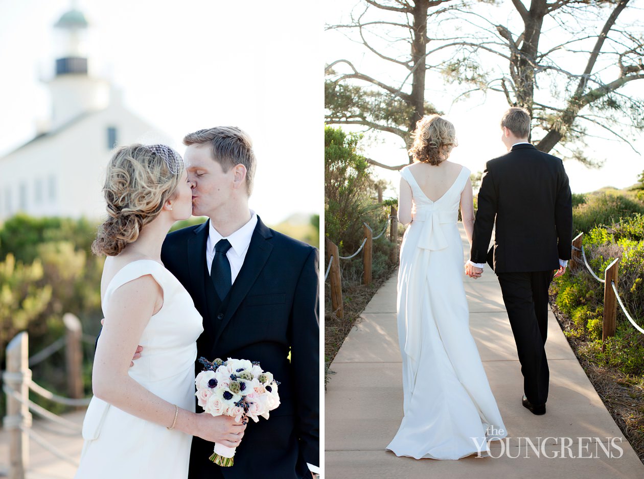 Grand Del Mar wedding, Del Mar wedding, Cabrillo wedding ceremony, Point Loma wedding, cliff ceremony, beach ceremony, seaside ceremony, San Diego wedding ceremony, Cabrillo Lighthouse wedding, small wedding ceremony