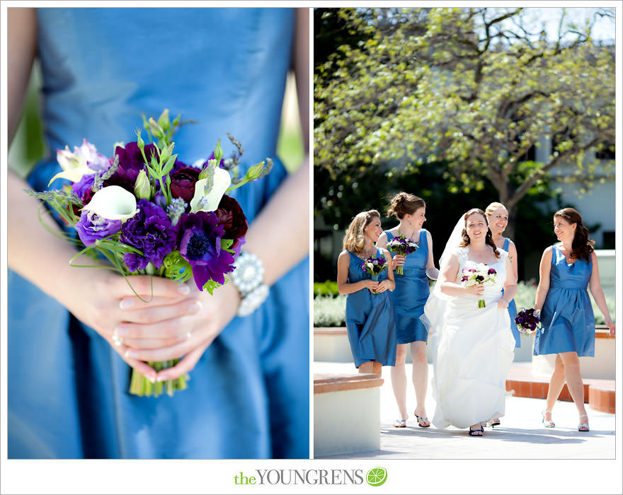 Immaculata wedding, USD wedding, University of San Diego wedding, Catholic wedding, Sheraton wedding, Sheraton Harbor Island wedding, Sheraton San Diego wedding, blue wedding, purple wedding