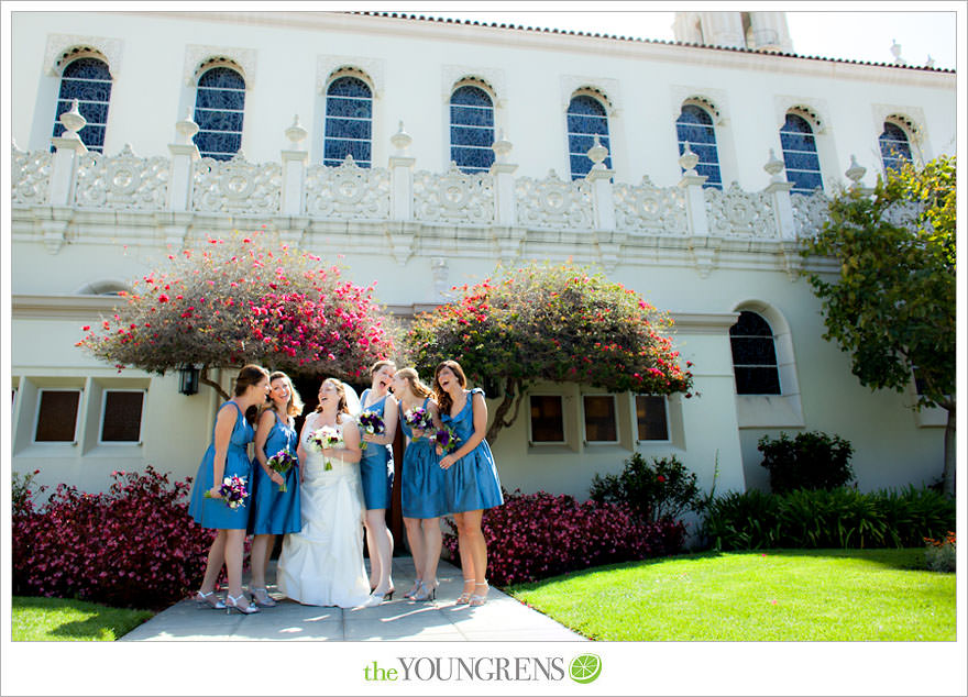 Immaculata wedding, USD wedding, University of San Diego wedding, Catholic wedding, Sheraton wedding, Sheraton Harbor Island wedding, Sheraton San Diego wedding, blue wedding, purple wedding