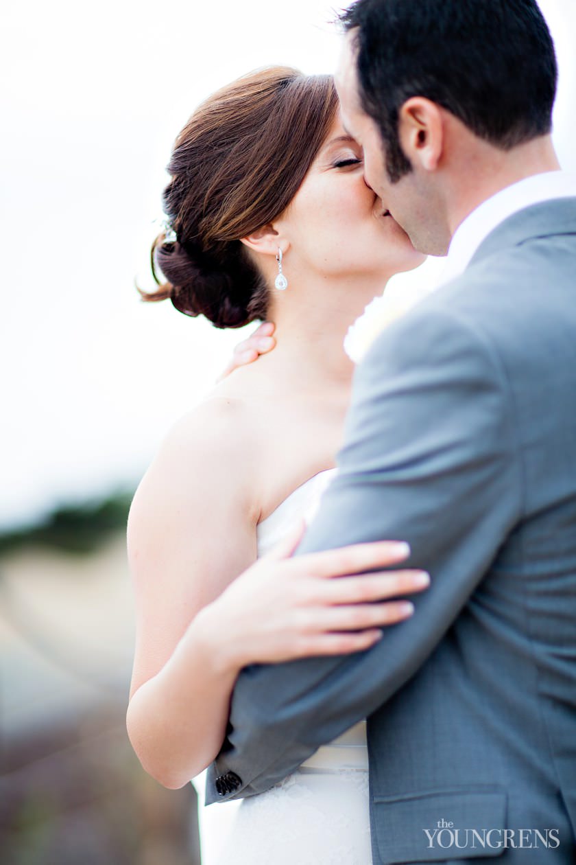 LAuberge Del Mar wedding, Seagrove Park wedding, Del Mar wedding, seaside wedding, beach wedding, small wedding, wedding with long table, Karen Tran Florals, Emily Smiley Fine Weddings and Soirees, Platinum Pro rentals, Platinum Pro heat lamps