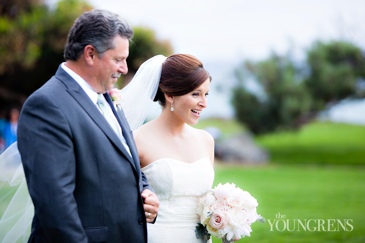 LAuberge Del Mar wedding, Seagrove Park wedding, Del Mar wedding, seaside wedding, beach wedding, small wedding, wedding with long table, Karen Tran Florals, Emily Smiley Fine Weddings and Soirees, Platinum Pro rentals, Platinum Pro heat lamps