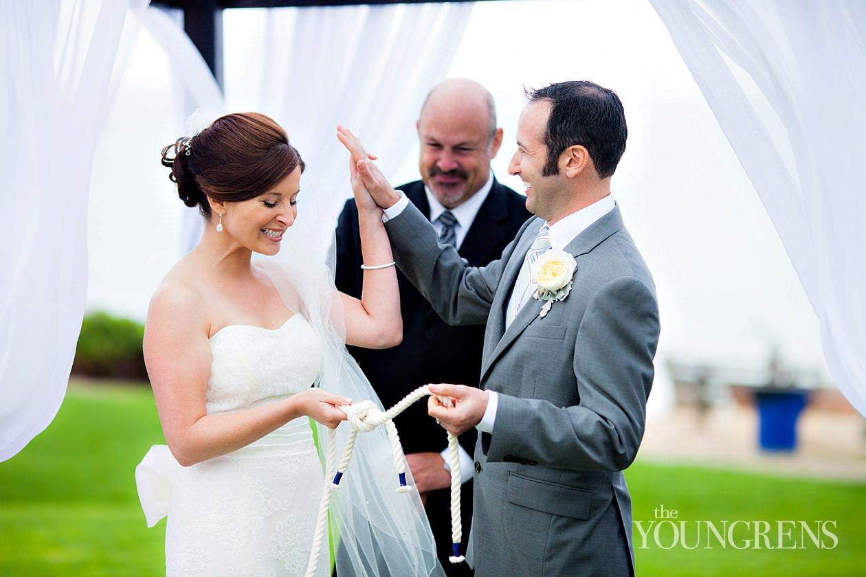 LAuberge Del Mar wedding, Seagrove Park wedding, Del Mar wedding, seaside wedding, beach wedding, small wedding, wedding with long table, Karen Tran Florals, Emily Smiley Fine Weddings and Soirees, Platinum Pro rentals, Platinum Pro heat lamps