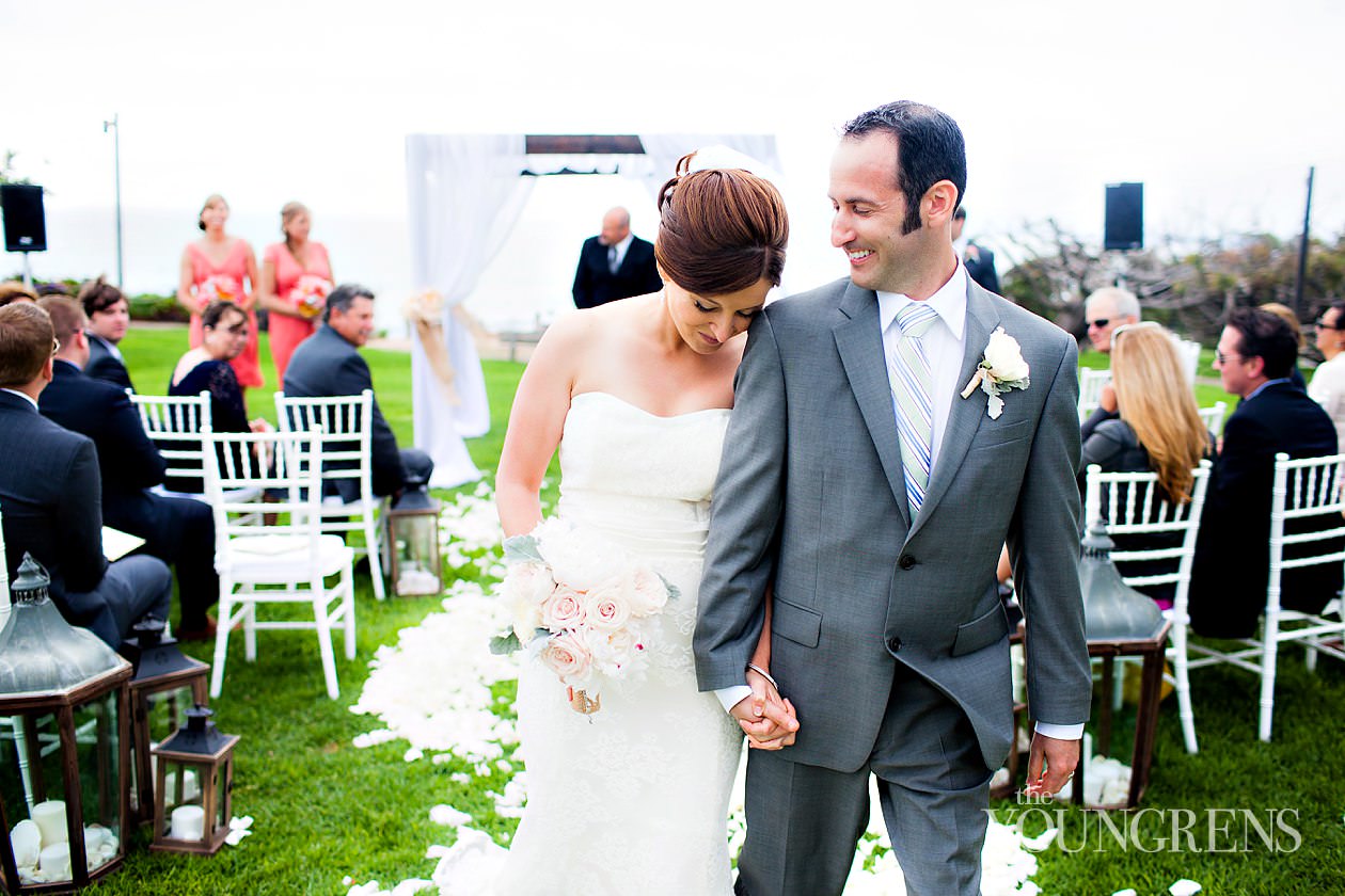 LAuberge Del Mar wedding, Seagrove Park wedding, Del Mar wedding, seaside wedding, beach wedding, small wedding, wedding with long table, Karen Tran Florals, Emily Smiley Fine Weddings and Soirees, Platinum Pro rentals, Platinum Pro heat lamps