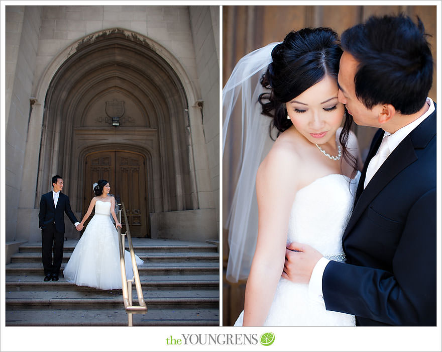 Kyoto Grand Hotel wedding, Vietnamese wedding, Los Angeles wedding, downtown Los Angeles wedding, LA Public Library wedding, Los Angeles Asian wedding, Chinese wedding, pink wedding, purple wedding, Wedding at Immanual Presbyterian Church Los Angeles