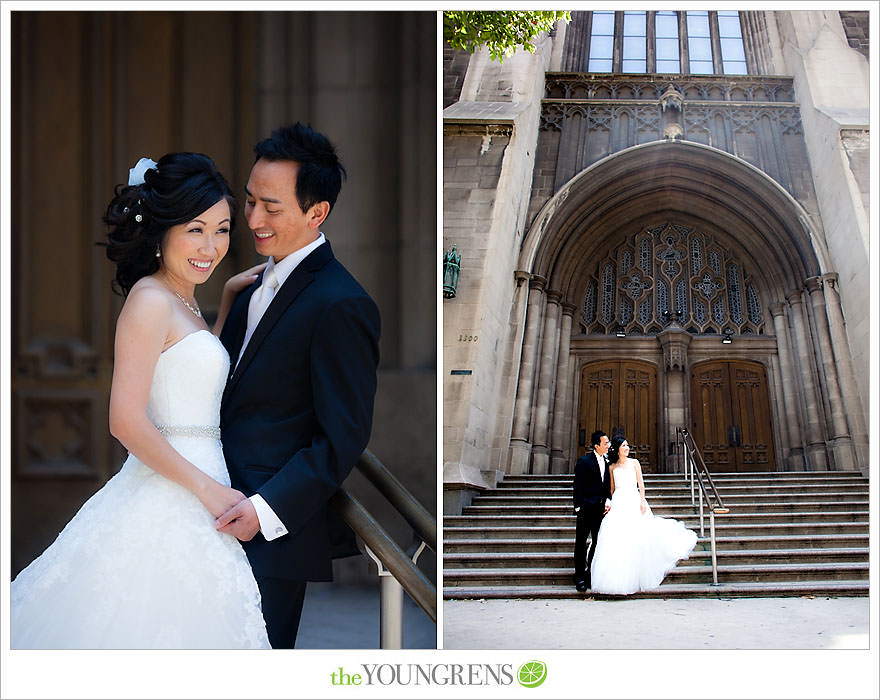 Kyoto Grand Hotel wedding, Vietnamese wedding, Los Angeles wedding, downtown Los Angeles wedding, LA Public Library wedding, Los Angeles Asian wedding, Chinese wedding, pink wedding, purple wedding, Wedding at Immanual Presbyterian Church Los Angeles