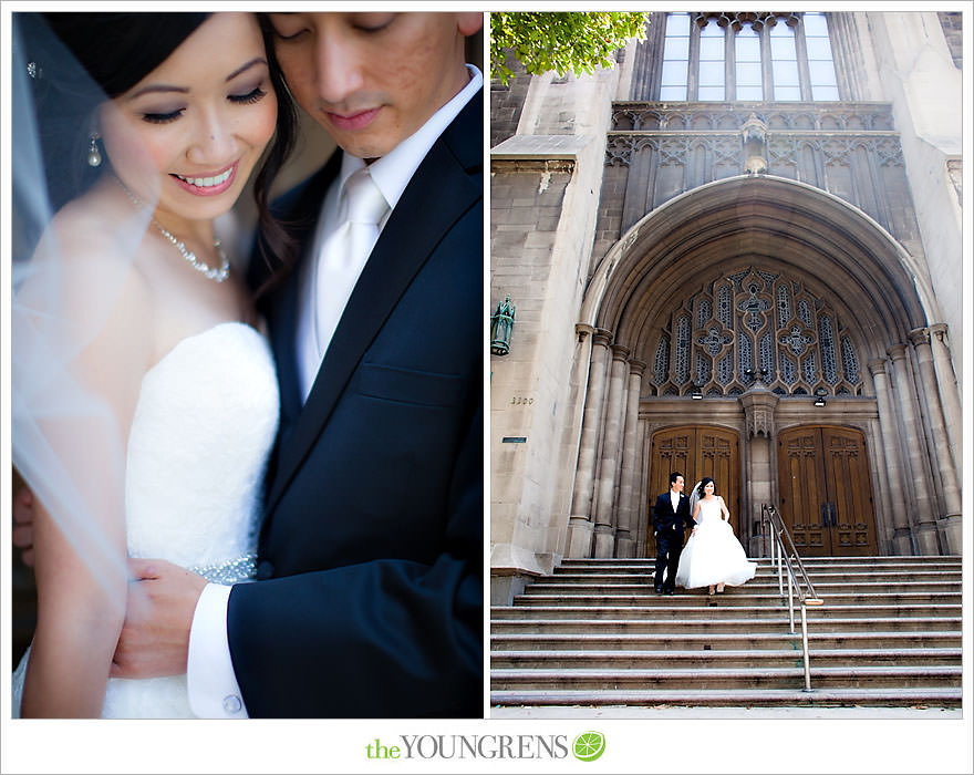 Kyoto Grand Hotel wedding, Vietnamese wedding, Los Angeles wedding, downtown Los Angeles wedding, LA Public Library wedding, Los Angeles Asian wedding, Chinese wedding, pink wedding, purple wedding, Wedding at Immanual Presbyterian Church Los Angeles