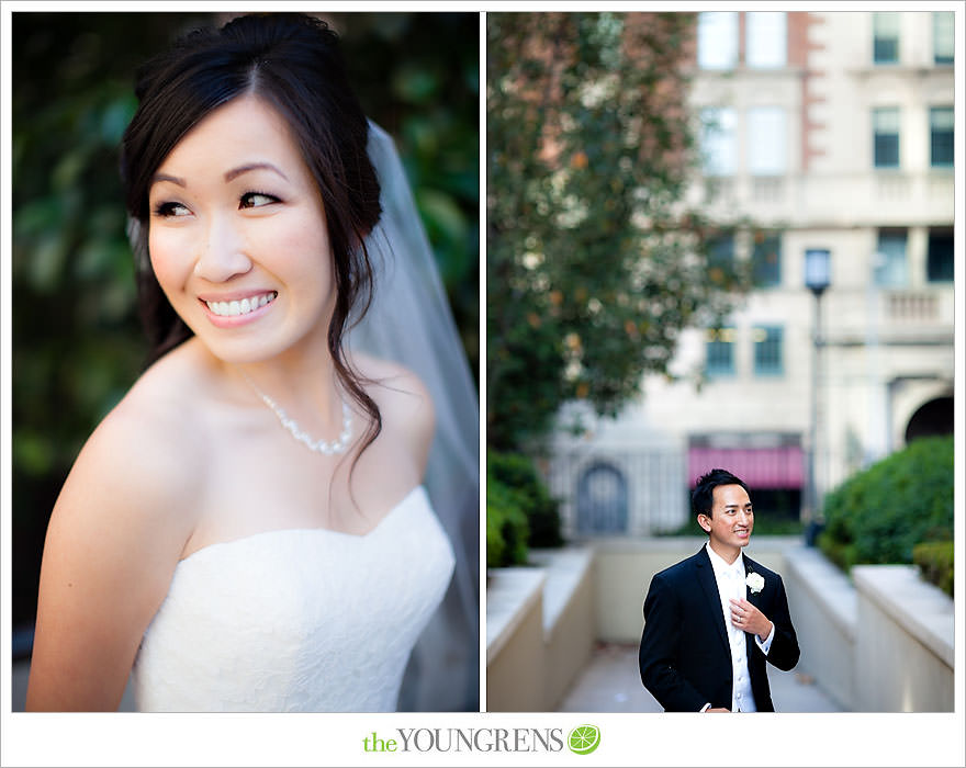 Kyoto Grand Hotel wedding, Vietnamese wedding, Los Angeles wedding, downtown Los Angeles wedding, LA Public Library wedding, Los Angeles Asian wedding, Chinese wedding, pink wedding, purple wedding, Wedding at Immanual Presbyterian Church Los Angeles