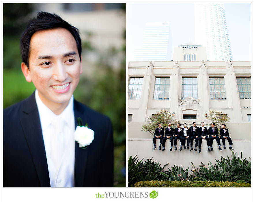 Kyoto Grand Hotel wedding, Vietnamese wedding, Los Angeles wedding, downtown Los Angeles wedding, LA Public Library wedding, Los Angeles Asian wedding, Chinese wedding, pink wedding, purple wedding, Wedding at Immanual Presbyterian Church Los Angeles