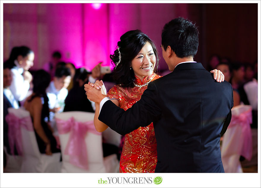 Kyoto Grand Hotel wedding, Vietnamese wedding, Los Angeles wedding, downtown Los Angeles wedding, LA Public Library wedding, Los Angeles Asian wedding, Chinese wedding, pink wedding, purple wedding, Wedding at Immanual Presbyterian Church Los Angeles