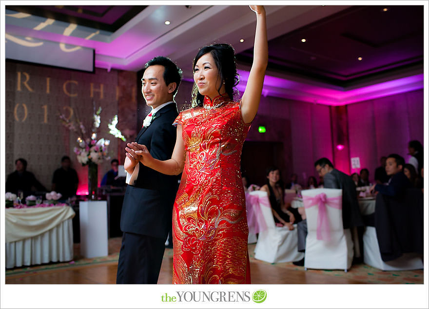 Kyoto Grand Hotel wedding, Vietnamese wedding, Los Angeles wedding, downtown Los Angeles wedding, LA Public Library wedding, Los Angeles Asian wedding, Chinese wedding, pink wedding, purple wedding, Wedding at Immanual Presbyterian Church Los Angeles