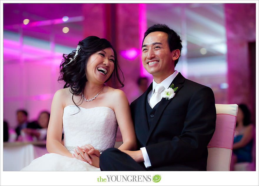 Kyoto Grand Hotel wedding, Vietnamese wedding, Los Angeles wedding, downtown Los Angeles wedding, LA Public Library wedding, Los Angeles Asian wedding, Chinese wedding, pink wedding, purple wedding, Wedding at Immanual Presbyterian Church Los Angeles