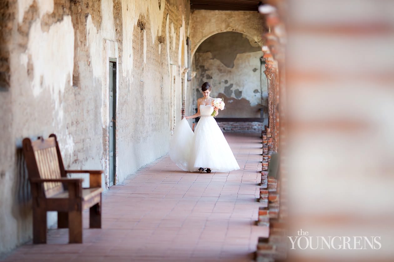 The Villa San Juan Capistrano Wedding, San Juan Capistrano Mission wedding, pink wedding, DIY wedding, San Juan Capistrano wedding, Orange County wedding, SJC Mission wedding