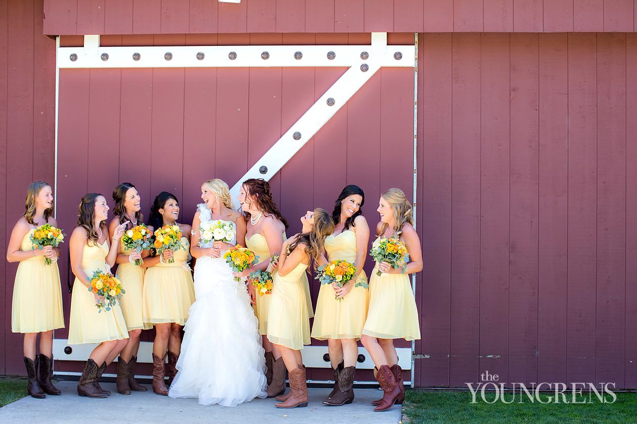 Strawberry Farms wedding, Hustle and Bustle wedding, Irvine wedding, barn wedding in Orange County, Southern California barn wedding, rustic wedding, OC rustic wedding, yellow wedding, cowboy boots wedding, Vans wedding, cowboy wedding, California cowboy wedding