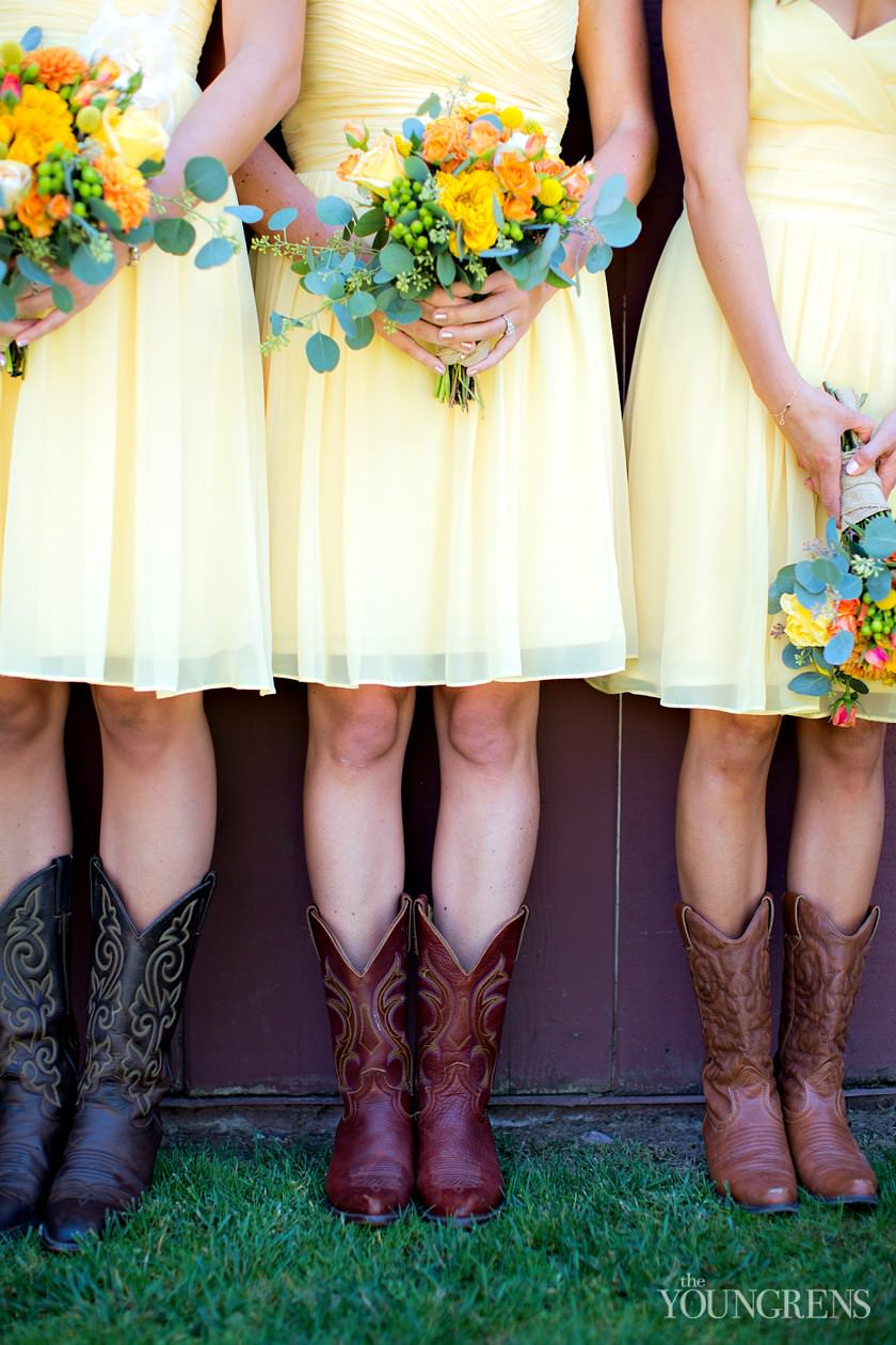 Strawberry Farms wedding, Hustle and Bustle wedding, Irvine wedding, barn wedding in Orange County, Southern California barn wedding, rustic wedding, OC rustic wedding, yellow wedding, cowboy boots wedding, Vans wedding, cowboy wedding, California cowboy wedding