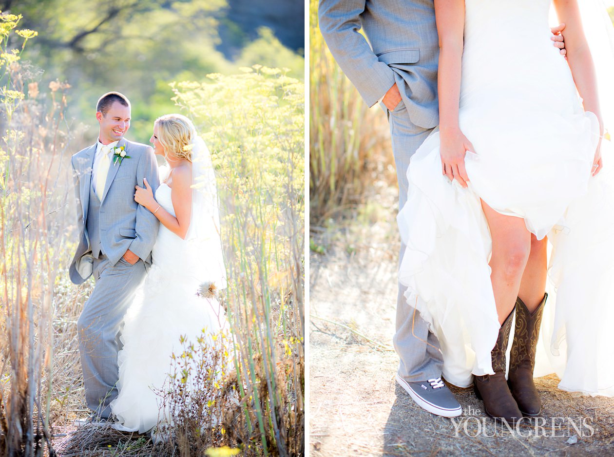 Strawberry Farms wedding, Hustle and Bustle wedding, Irvine wedding, barn wedding in Orange County, Southern California barn wedding, rustic wedding, OC rustic wedding, yellow wedding, cowboy boots wedding, Vans wedding, cowboy wedding, California cowboy wedding