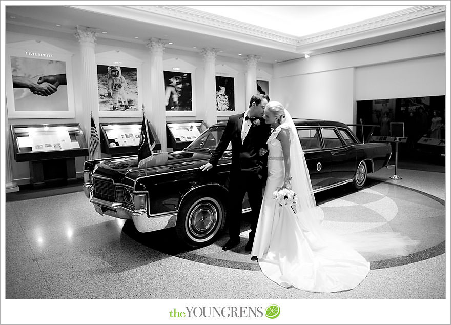 Nixon Library wedding, black and white wedding, political wedding, Nixon wedding, Yorba Linda wedding, East Room wedding, White House wedding, Nixon museum wedding, black tie wedding