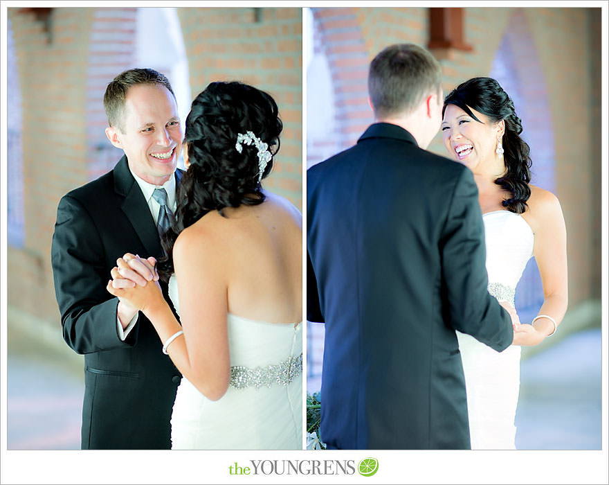 Downtown San Diego Wedding, downtown, elegant, timeless, classic, traditional, church, grey, blue, wedding