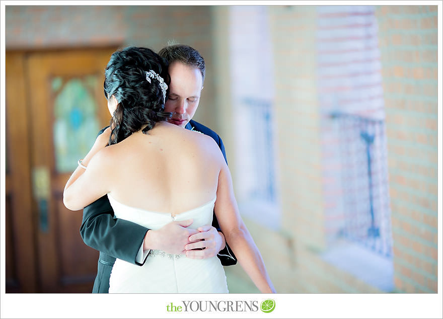 Downtown San Diego Wedding, downtown, elegant, timeless, classic, traditional, church, grey, blue, wedding