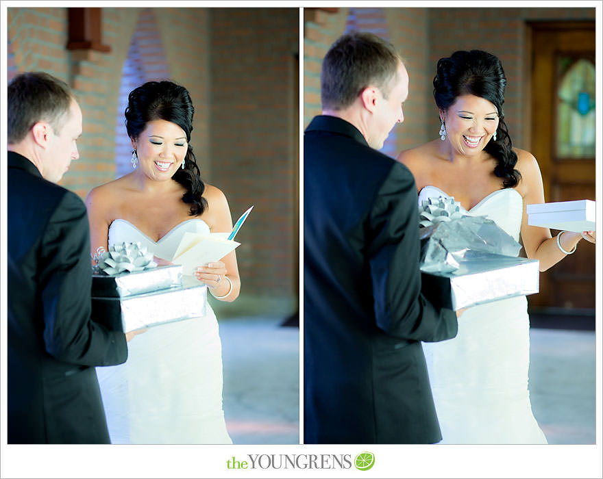 Downtown San Diego Wedding, downtown, elegant, timeless, classic, traditional, church, grey, blue, wedding