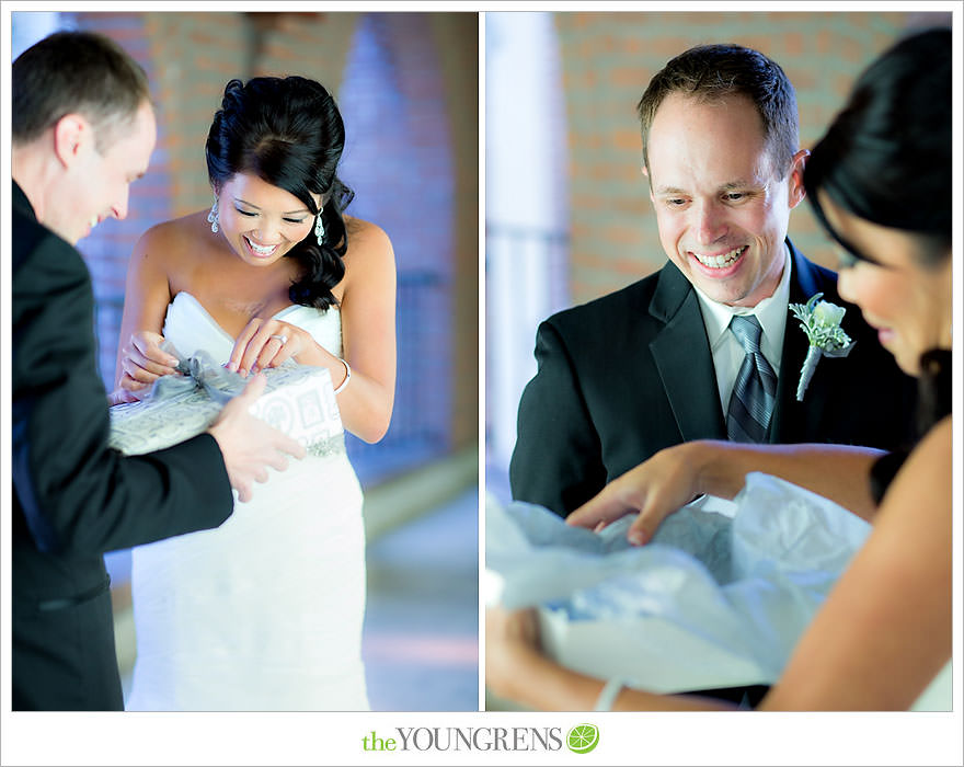 Downtown San Diego Wedding, downtown, elegant, timeless, classic, traditional, church, grey, blue, wedding