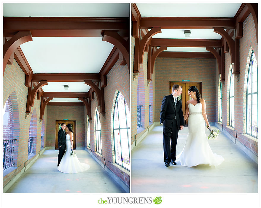 Downtown San Diego Wedding, downtown, elegant, timeless, classic, traditional, church, grey, blue, wedding