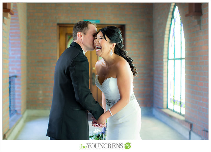 Downtown San Diego Wedding, downtown, elegant, timeless, classic, traditional, church, grey, blue, wedding