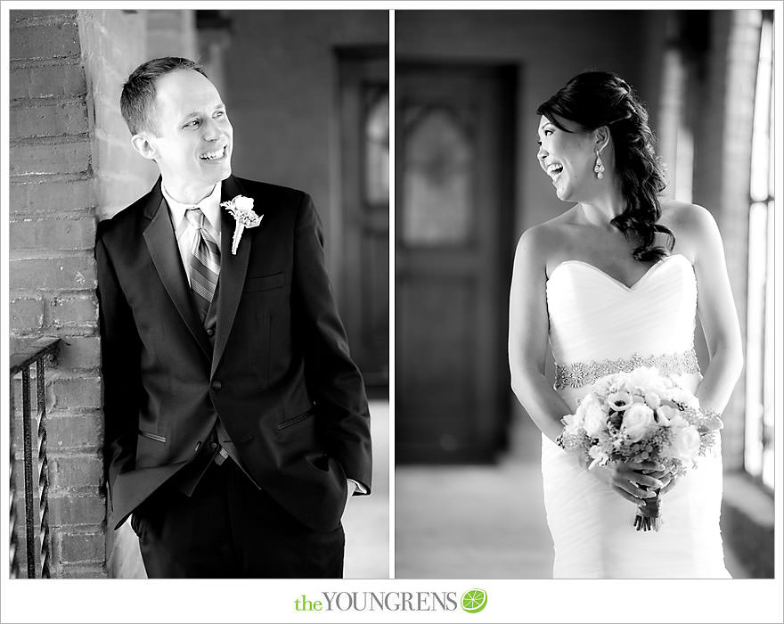 Downtown San Diego Wedding, downtown, elegant, timeless, classic, traditional, church, grey, blue, wedding