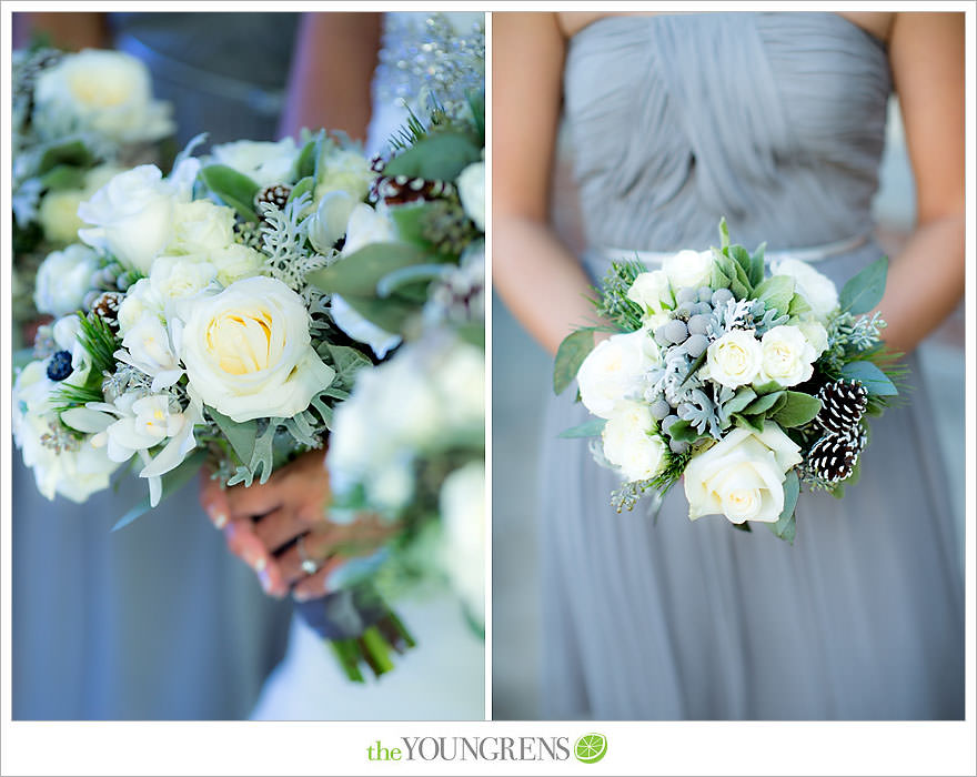 Downtown San Diego Wedding, downtown, elegant, timeless, classic, traditional, church, grey, blue, wedding