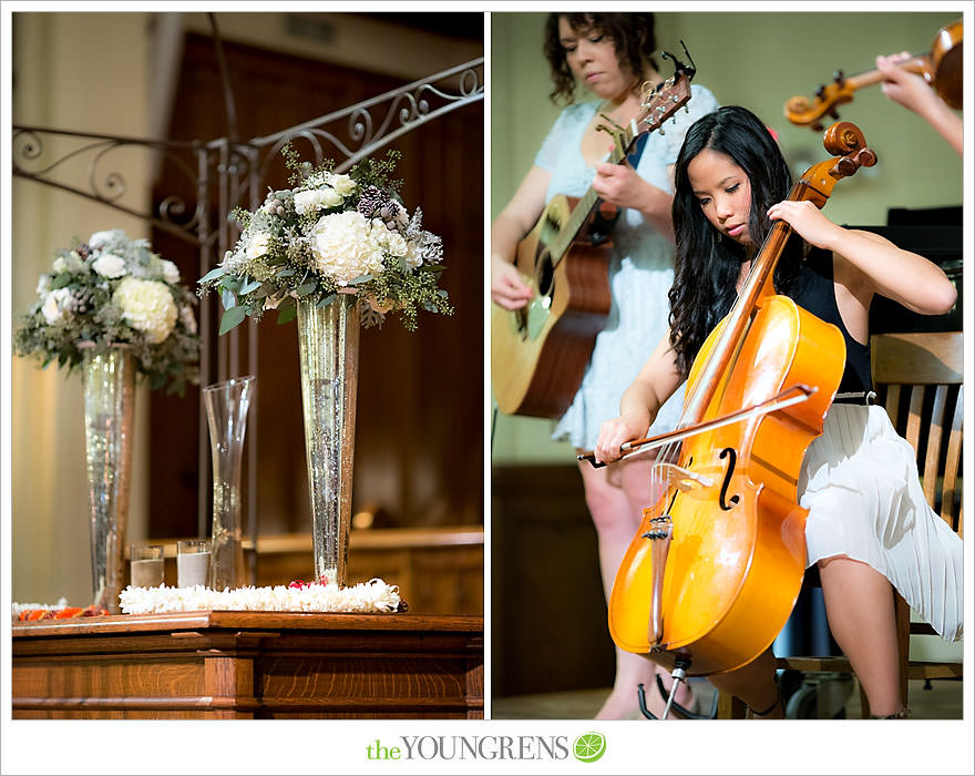 Downtown San Diego Wedding, downtown, elegant, timeless, classic, traditional, church, grey, blue, wedding