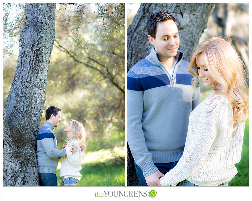 Felicita Park engagement session, Escondido engagement, bike engagement, park engagement, San Diego engagement, Ukulele engagement, marriage book engagement, cozy engagement, sweater engagement