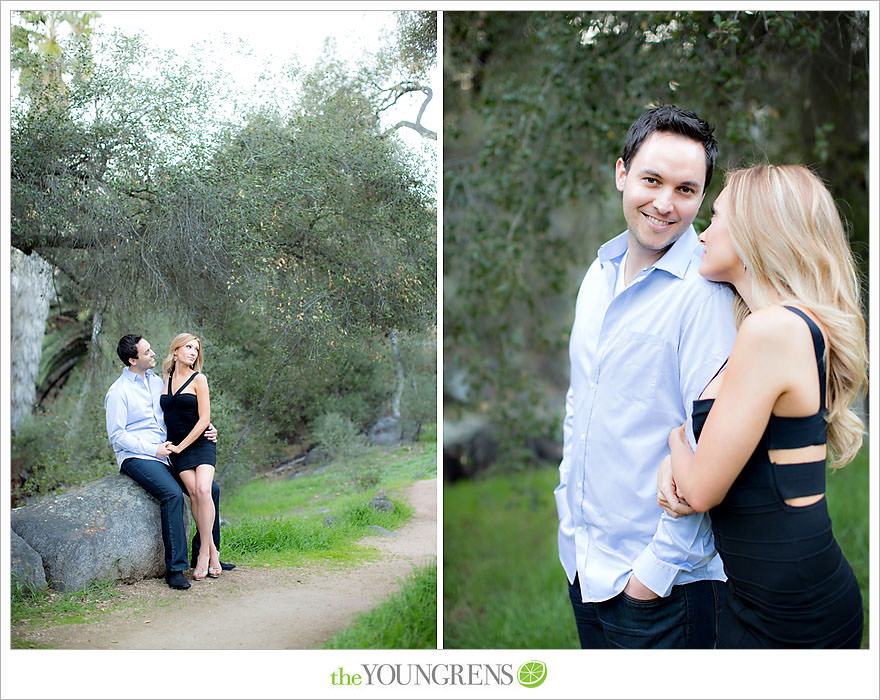 Felicita Park engagement session, Escondido engagement, bike engagement, park engagement, San Diego engagement, Ukulele engagement, marriage book engagement, cozy engagement, sweater engagement