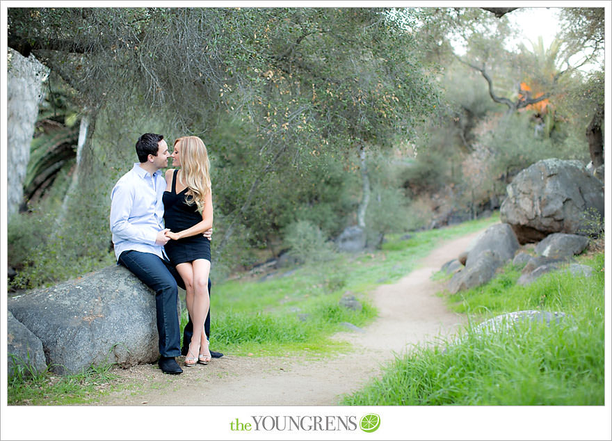 Felicita Park engagement session, Escondido engagement, bike engagement, park engagement, San Diego engagement, Ukulele engagement, marriage book engagement, cozy engagement, sweater engagement