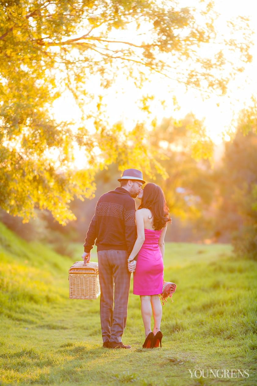 Griffith Park engagement, Griffith Observatory engagement, Los Angeles engagement, Hollywood engagement, Hollywood Hills engagement, vintage engagement, coral engagement, plaid suit engagement, artist engagement, architect engagement, Annette Vartanian engagement, I Heart Vintage Couture engagement, @nettevartanian engagement