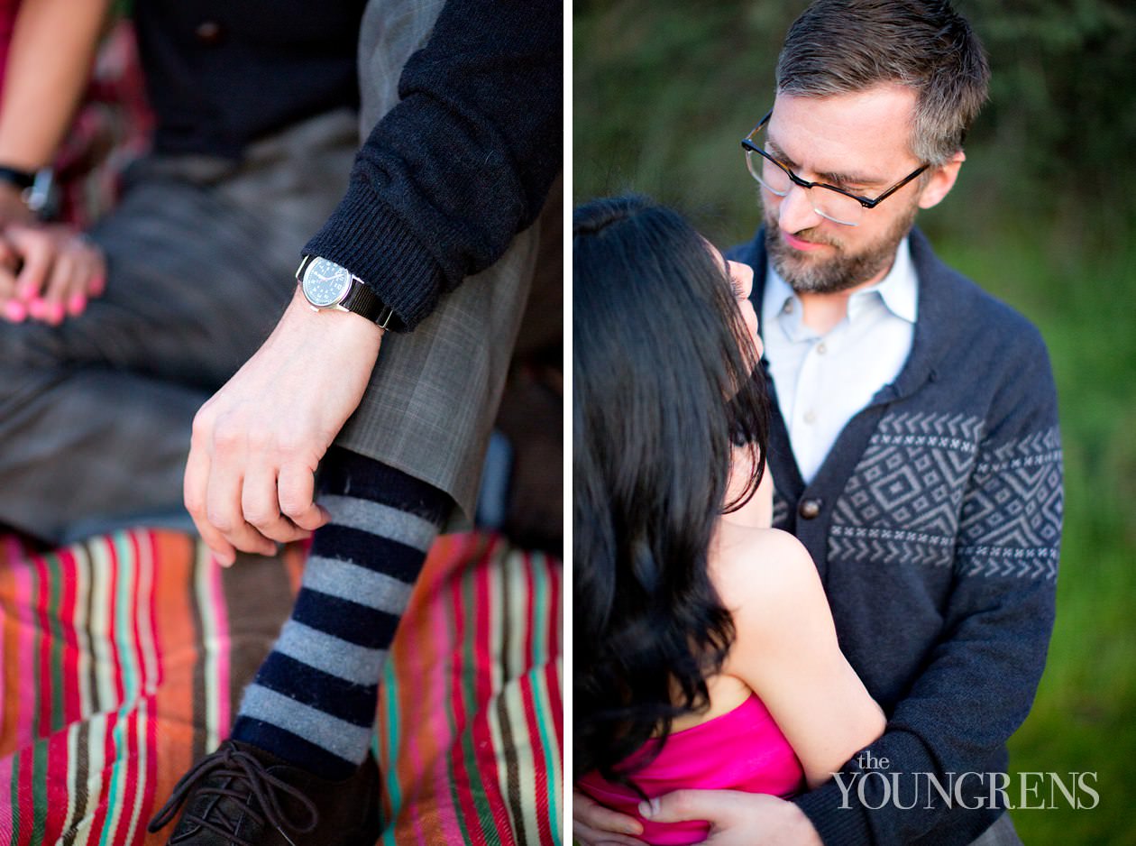 Griffith Park engagement, Griffith Observatory engagement, Los Angeles engagement, Hollywood engagement, Hollywood Hills engagement, vintage engagement, coral engagement, plaid suit engagement, artist engagement, architect engagement, Annette Vartanian engagement, I Heart Vintage Couture engagement, @nettevartanian engagement