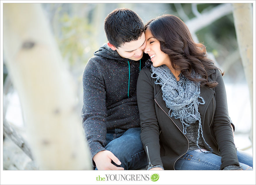 Lake Tahoe engagement session, snow engagement session, winter engagement session, mountain engagement, Northern California engagement, Northstar engagement session