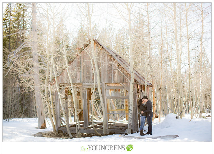 Lake Tahoe engagement session, snow engagement session, winter engagement session, mountain engagement, Northern California engagement, Northstar engagement session