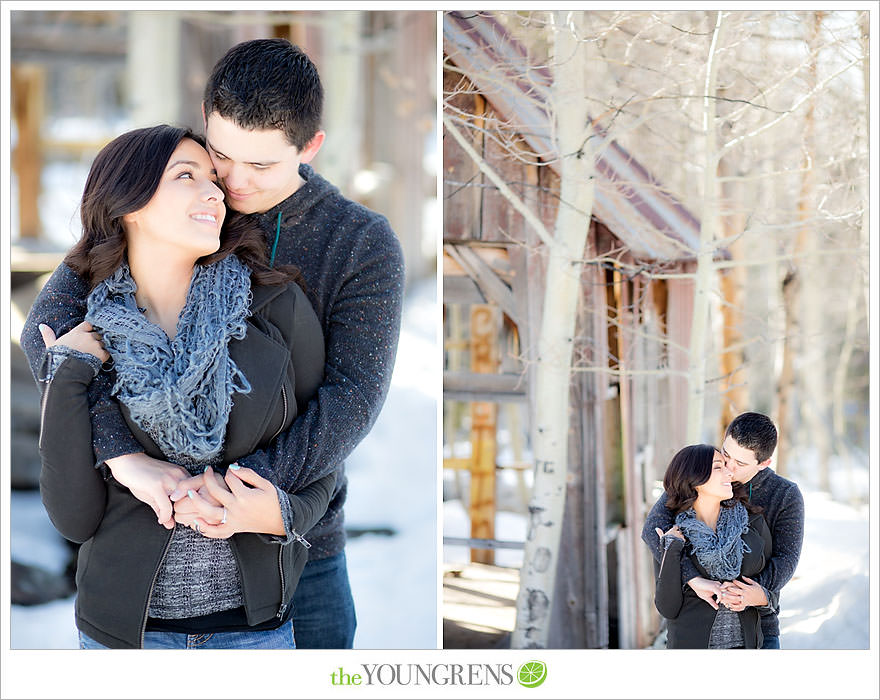 Lake Tahoe engagement session, snow engagement session, winter engagement session, mountain engagement, Northern California engagement, Northstar engagement session