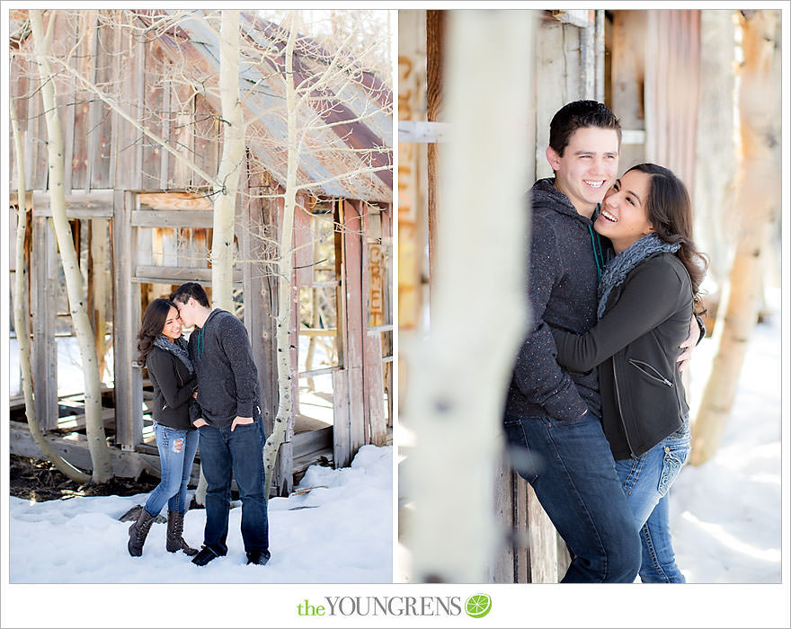 Lake Tahoe engagement session, snow engagement session, winter engagement session, mountain engagement, Northern California engagement, Northstar engagement session