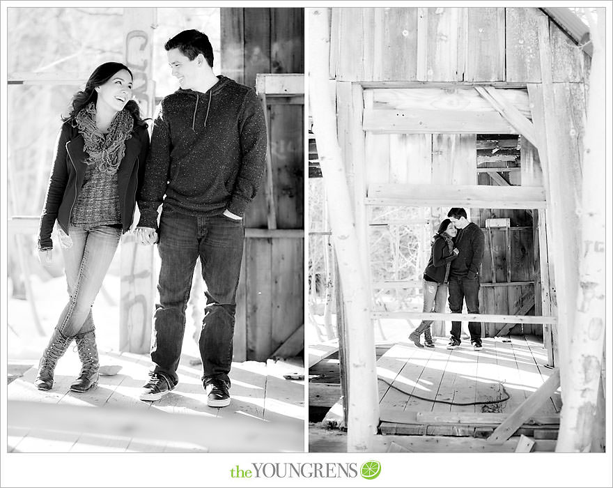 Lake Tahoe engagement session, snow engagement session, winter engagement session, mountain engagement, Northern California engagement, Northstar engagement session